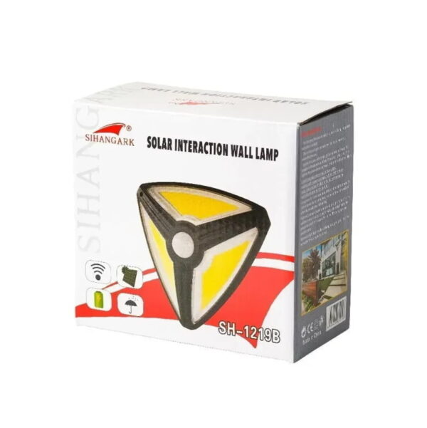 Sihangark Ηλιακό Επιτοίχιο Φωτιστικό LED Με Ανιχνευτή Κίνηση SH-1219B – Solar Interaction Wall Lamp