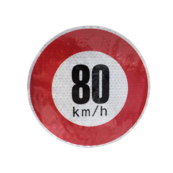 Αυτοκόλλητο Όριο Ταχύτητας 80 km/h - Sticker limit