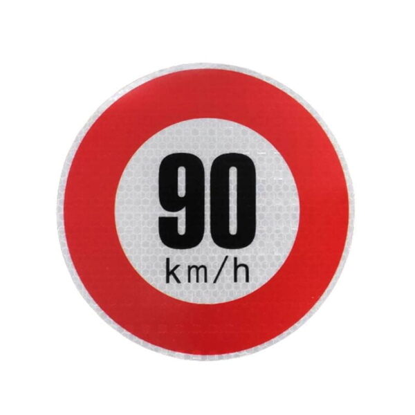 Αυτοκόλλητο Όριο Ταχύτητας 90 km/h - Sticker limit