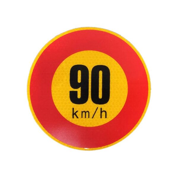 Αυτοκόλλητο Όριο Ταχύτητας 90 km/h - Sticker limit