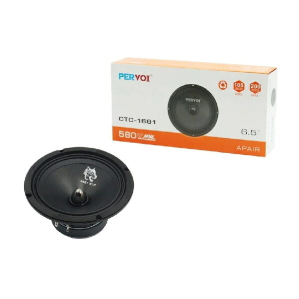 PerVoi Σετ Ηχείο Αυτοκινήτου 6.5" με 105W RMS CTC-1681- Drive speaker