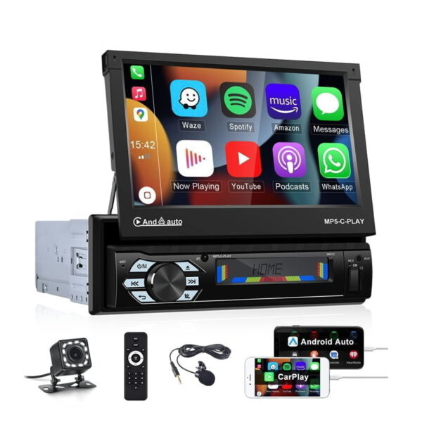 Ηχοσυστήματα Αυτοκινήτου με Αναδιπλωμένη Οθόνη 7" 9601C-Play Car MP5  - Car MP5 player