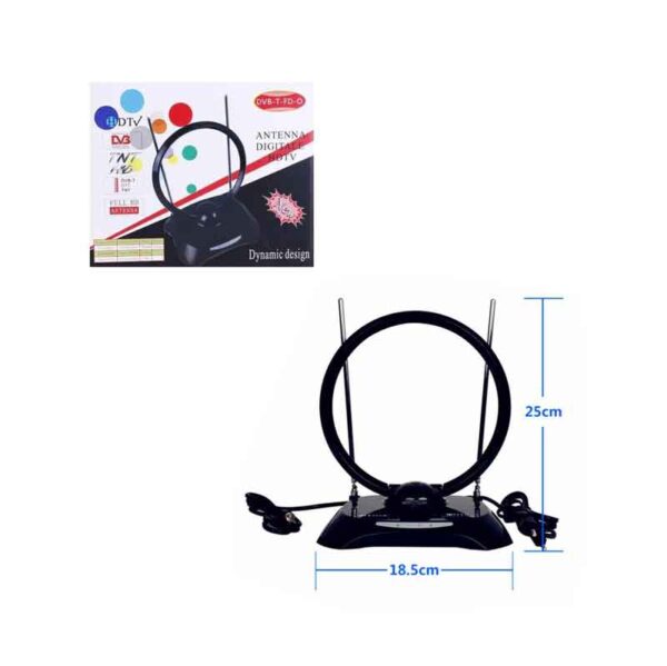 Φορητή ψηφιακή κεραία τηλεόρασης - Digital HDTV Antenna TV Receiver DVB-T-FD-O
