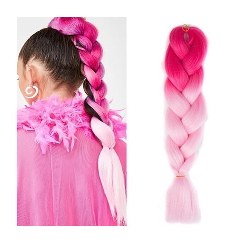 z792501-28 Yuan yao Μαλλιά για Ράστα ombre φούξια/ροζ BY40 - Rasta hair - Image 1