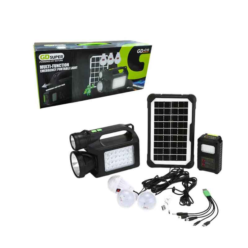 0234067-2 GDSuper Ηλιακό σύστημα φωτισμού 30W 28LED GD-C10 - Multi-Function Emergency Portable Light - Image 1