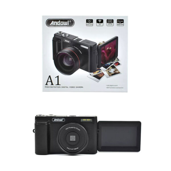 Ψηφιακή Φωτογραφική Μηχανή 8MP 4K Ultra HD 16x Digital WiFi Andowl A1