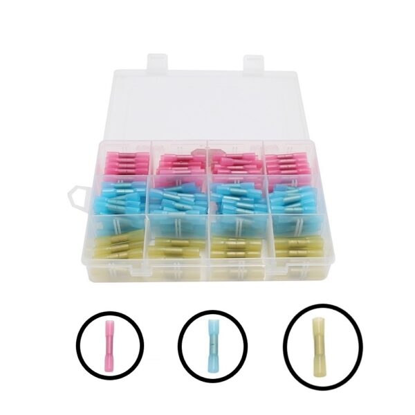 Επαγγελματικά αδιάβροχα θερμοσυστελλόμενα Σετ 200τεμ - Heat shrinkable solder tube