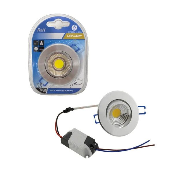 R&H LED λάμπα σποτάκι λευκό φωτισμός 5W 50-60Hz - LED lamp