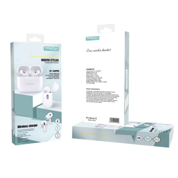 Treqa Bluetooth Handsfree Ασύρματα Ακουστικά BT-500PRO - Wireless Stereo Earphones