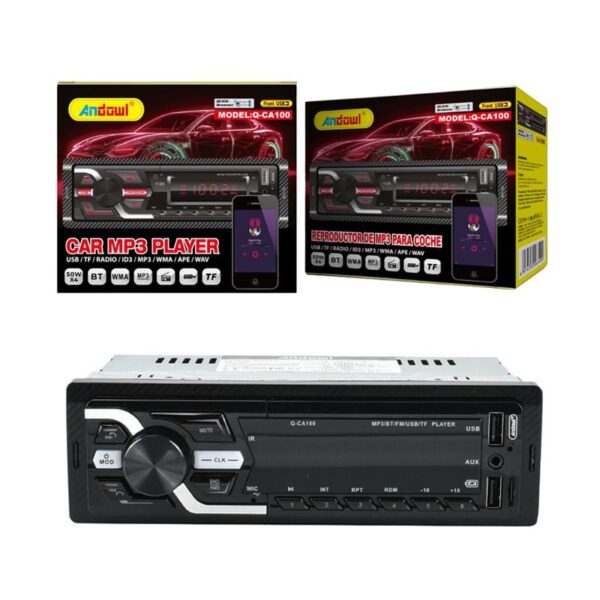 Andowl Ηχοσύστημα Αυτοκινήτου 1DIN (Bluetooth/USB/WiFi/GPS) Q-CA100 - Car MP3 player