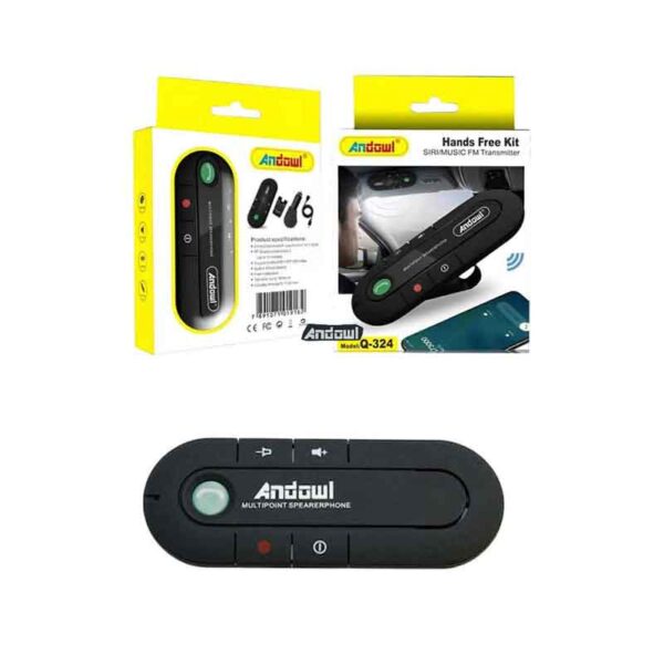 Andowl Σύστημα Bluetooth Handsfree Αυτοκινήτου για το Αλεξήλιο Q-324 - Hands Free Kit