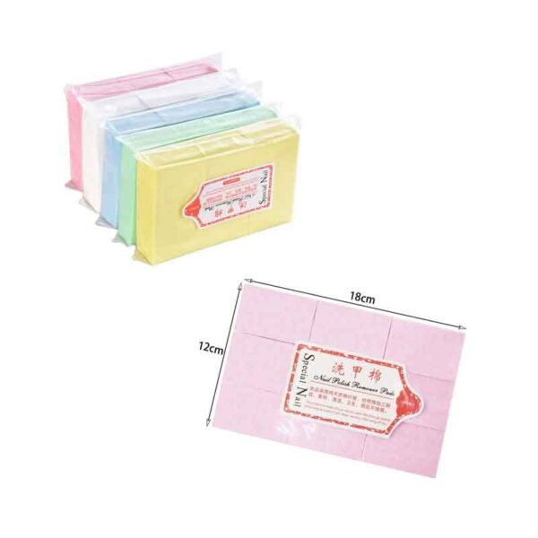Μαντηλάκια νυχιών χωρίς ίνες - Nail polish remover pads