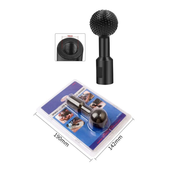 Ράσπα ξύλου στρογγυλή - Hotaitools spherical spindles for angle grinder