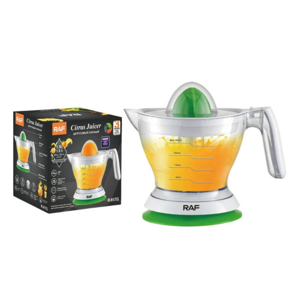 Raf Ηλεκτρικός Στίφτης 40W 1.0L R.617G - Citrus Juicer