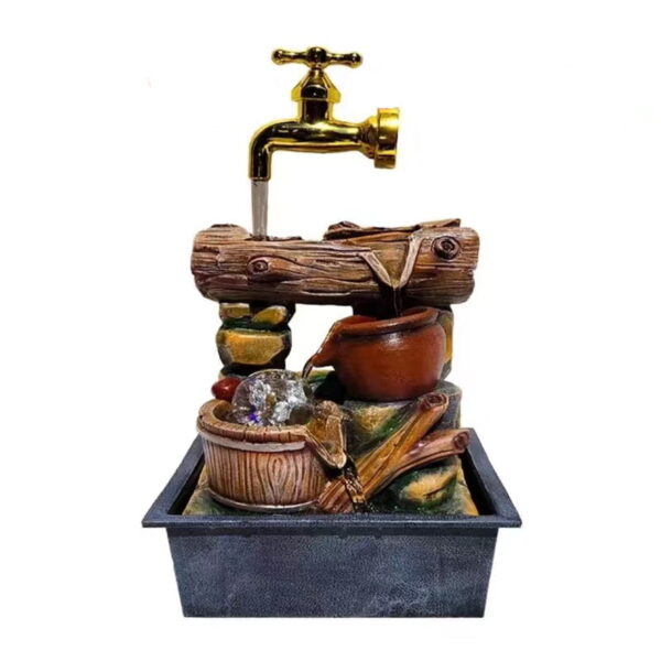 Διακοσμητικό Συντριβάνι Feng Shui - Resin craft bonsai running water ornament