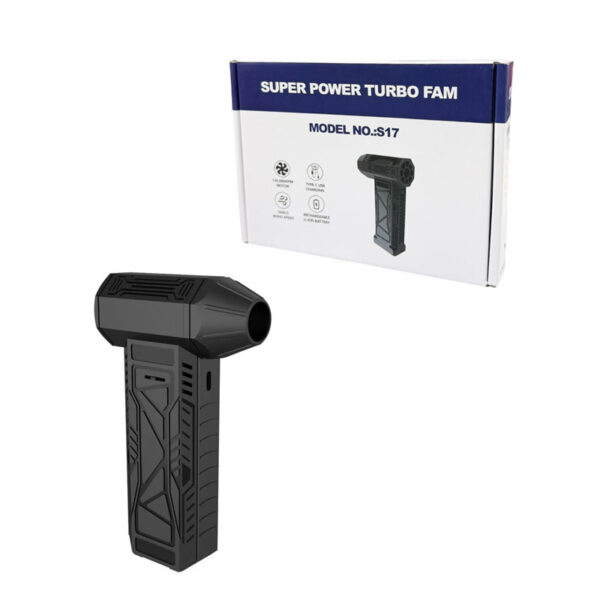 Ασύρματος Φορητός Φυσητήρας Χειρός NO.S17- Super Power Turbo Fam