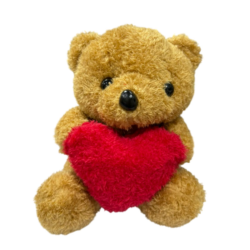 0262009 Λούτρινο Αρκουδάκι Με Καρδούλα- Teddy Bear - Image 1