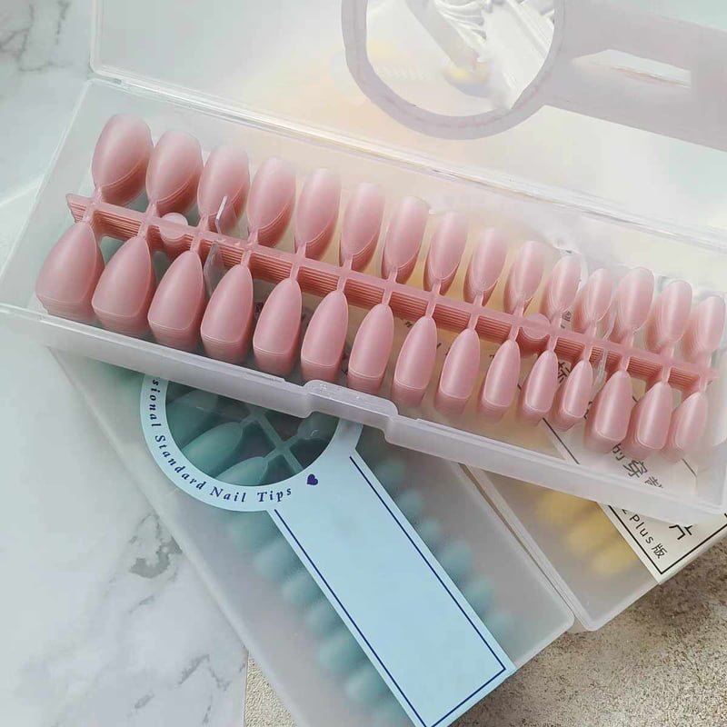 039451 Κασετίνα τεχνητά νύχια 5x30τμχ – Nail tips 5x30pcs - Image 1