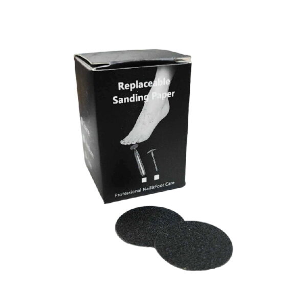 Σετ ανταλλακτικά αυτοκόλλητα για δίσκο πεντικιούρ Ø25 - Replaceable sanding paper