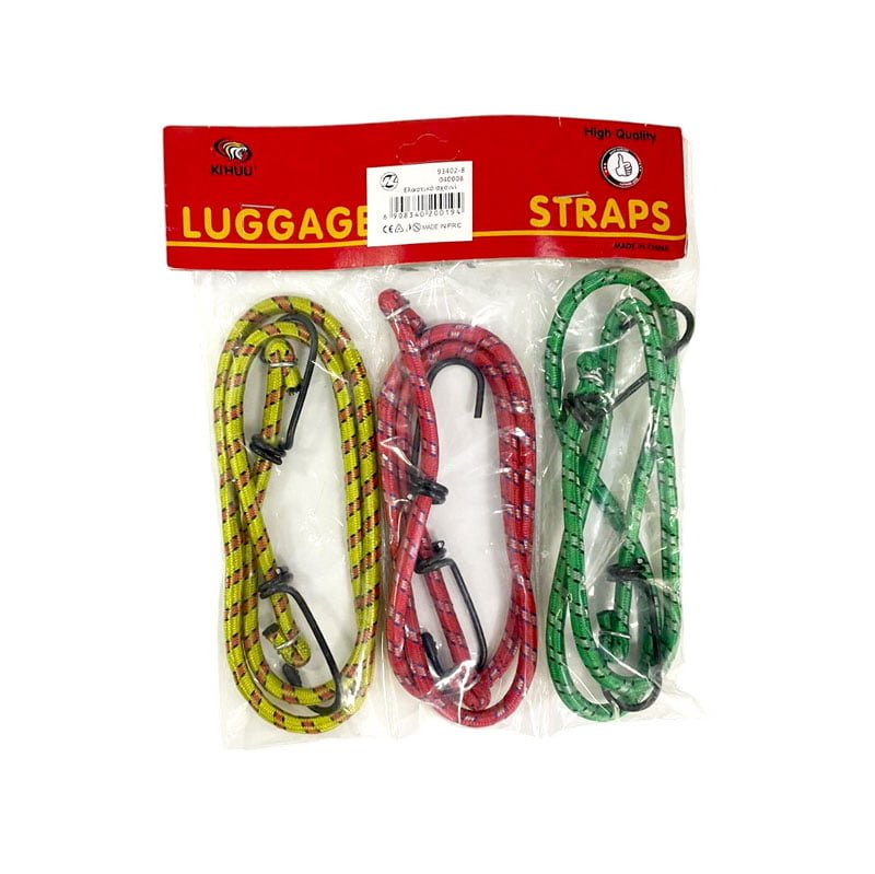 040008 Ελαστικά σχοινιά με γάντζους / Ιμάντες Αποσκευών - Elastic ropes with hooks / Luggage straps - Image 1