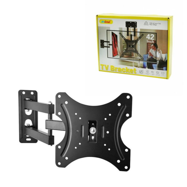 Andowl Q-L030B Βάση Τηλεόρασης Τοίχου με Βραχίονα έως 42" και 50kg 14-42Inch - TV Stand Wall Mount Bracket