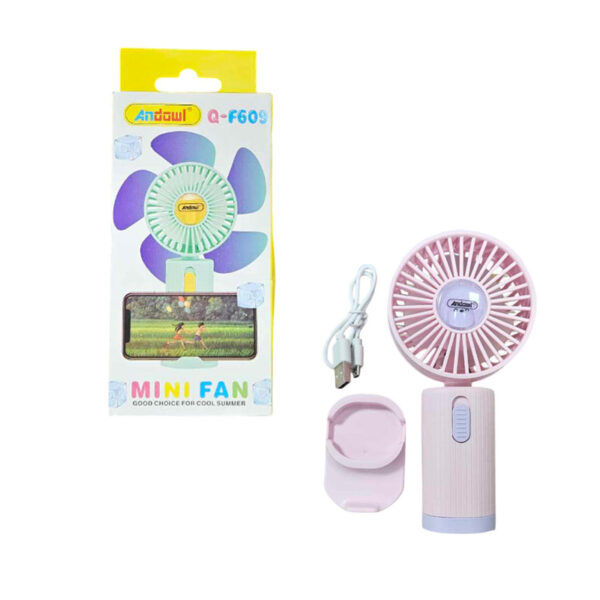 Andowl Μίνι Ανεμιστήρας με Βάση για Κινητό Q-F609 - Mini Fan