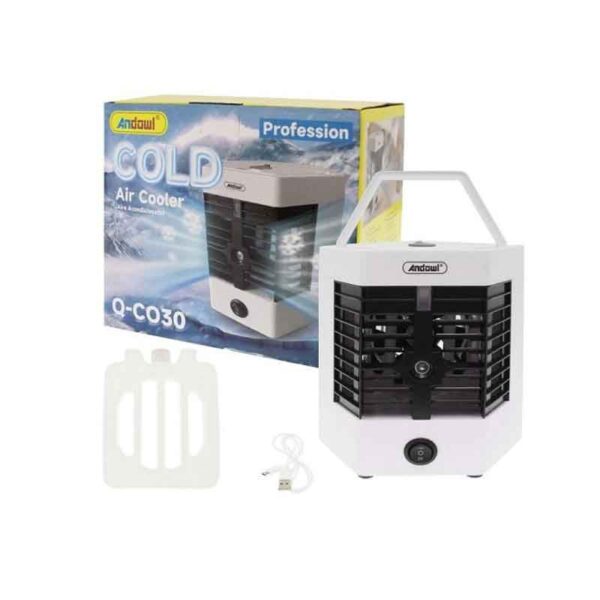Andowl Φορητό mini air cooler υγραντήρας με 2 λειτουργίες Q-C030 - Air Cooler