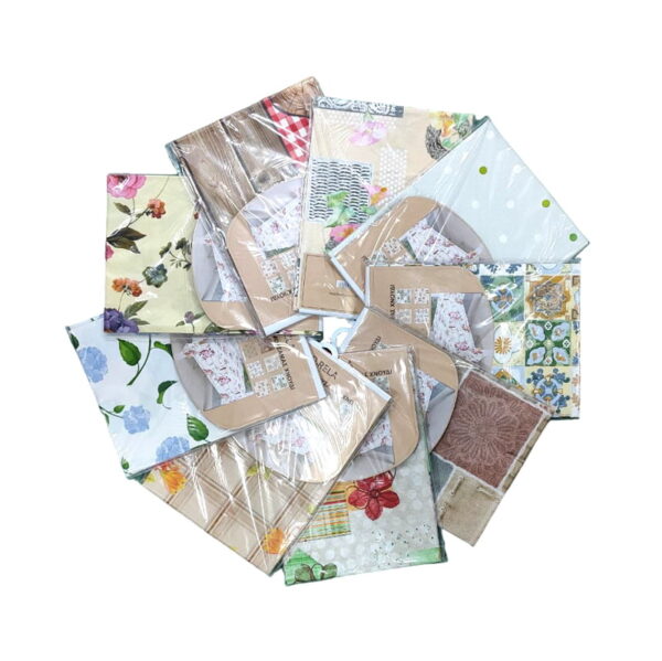 Sidirela Τραπεζομάντηλο μουσαμάς "Χνούδι" 140x140cm - Tablecloth