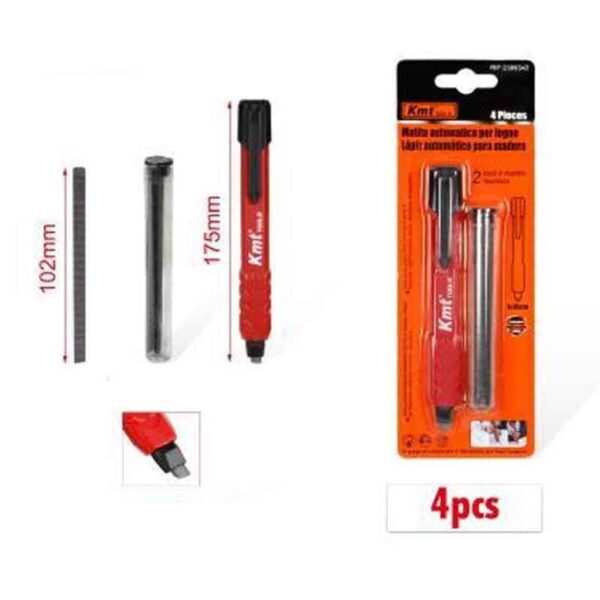 KMT Μολύβι Μαραγκών Μηχανικό με Πλακέ Μύτες - Automatic Pencil For Wood