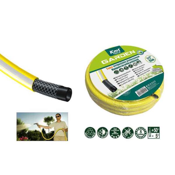 KMT Tools Λάστιχο Ποτίσματος 15 Μέτρα - Irrigation Hose
