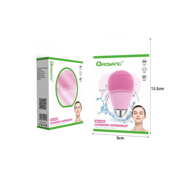 QIAOYANG Αδιάβροχη Ηχητική Συσκευή Καθαρισμού – Μασάζ Προσώπου QA-T648 - Qiaoyang face cleaning device QA-T648