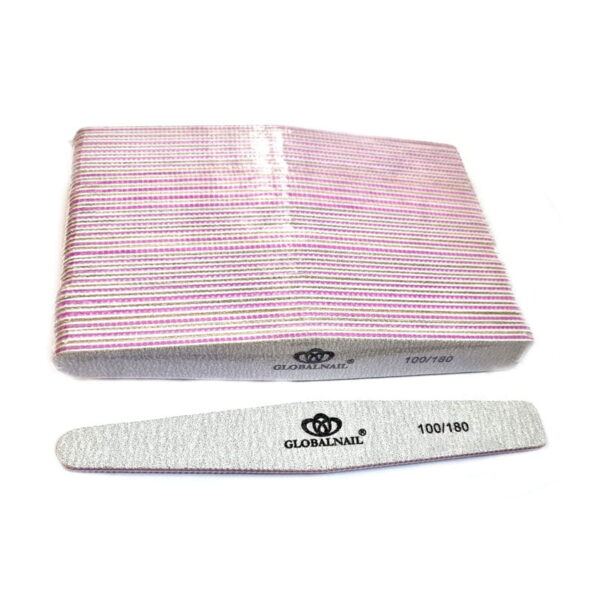 Globalnail Λίμα νυχιών 100/180 50τεμ. - Nail file