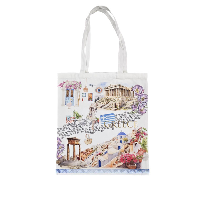 5-1 Τσάντα Θαλάσσης Greece- Beach bag - Image 1