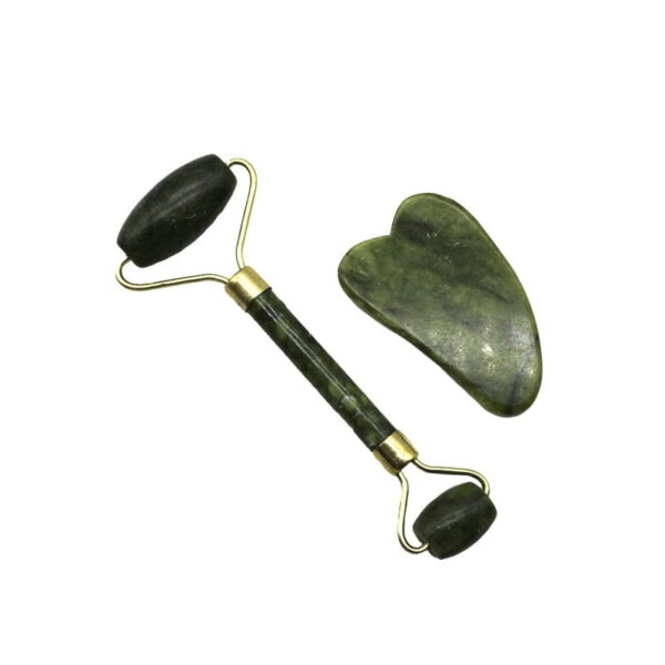 Σετ Ρολό και Πέτρα για Μασάζ Προσώπου και Σώματος - Facial roller and massager