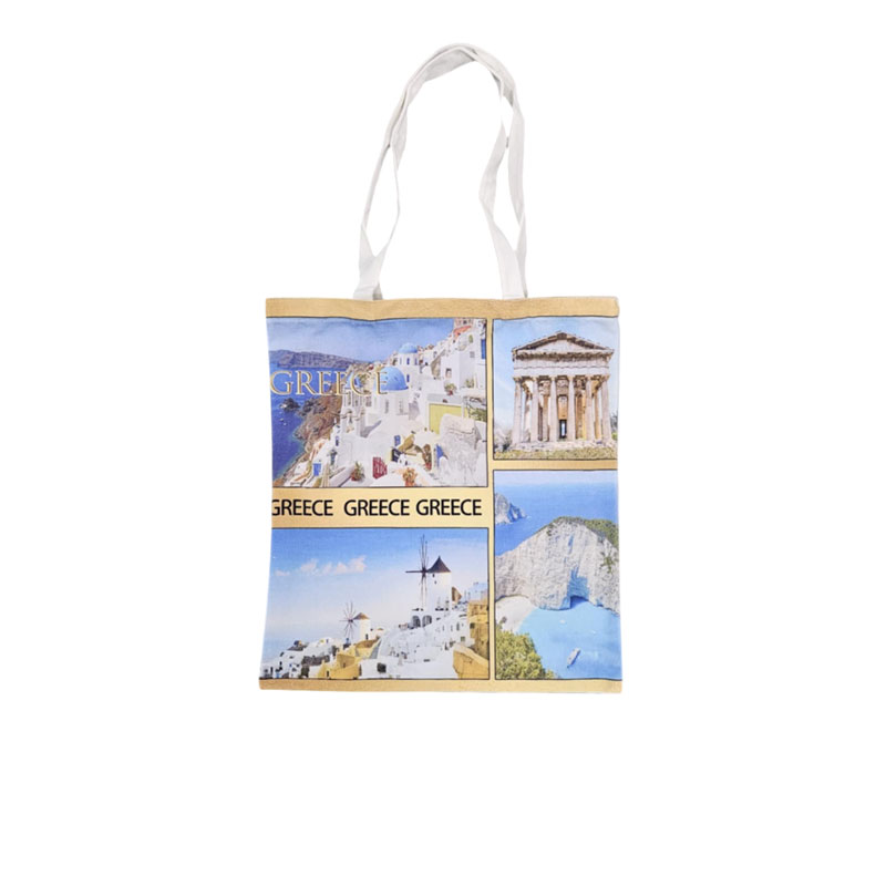 6-1 Τσάντα Θαλάσσης Greece- Beach bag - Image 1