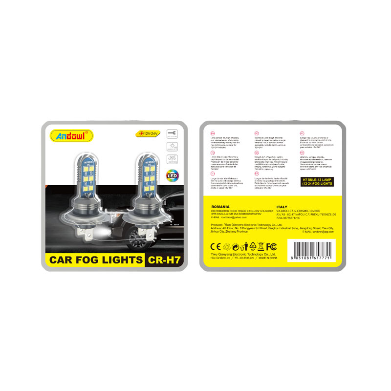 617771 Andowl Λάμπα αυτοκινήτου H7 12-24V CR-H7 - Car Fog Lights - Image 1