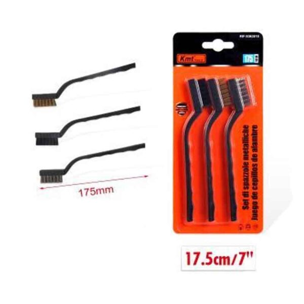 KMT Σετ Συρματόβουρτσες Χειρός 3τμχ 175mm - Mini Brush Set