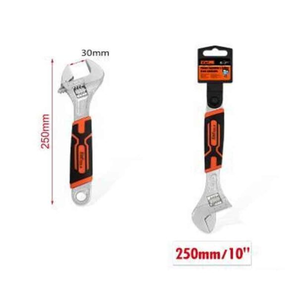 KMT Γαλλικό Κλειδί με Αντιολισθητική Λαβή 250x30 10"- Wrench