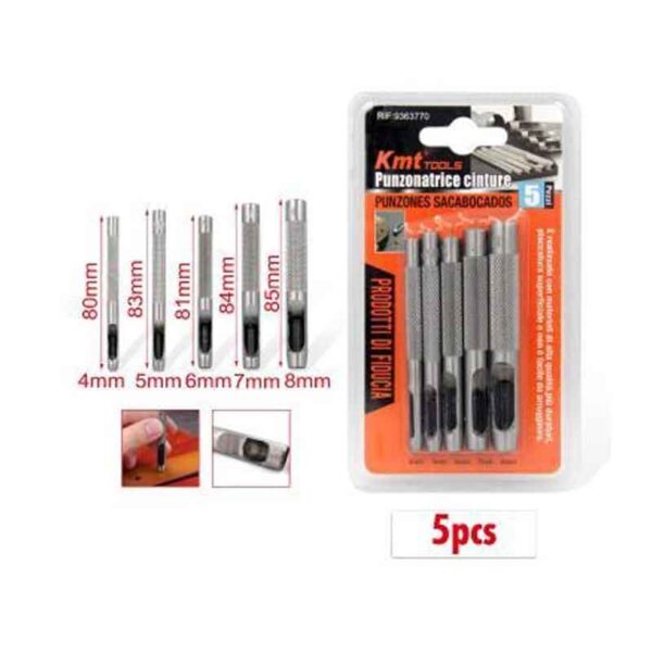KMT Σγρόμπιες Σετ 5 Τεμαχίων - Belt Punching Machine