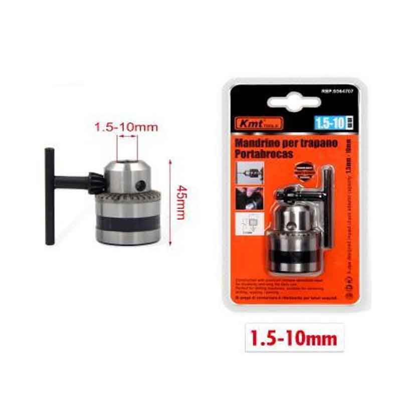 9364707 KMT Τσοκ Τρυπανιού με Κλειδί 1.5-10mm - Drill Chuck - Image 1