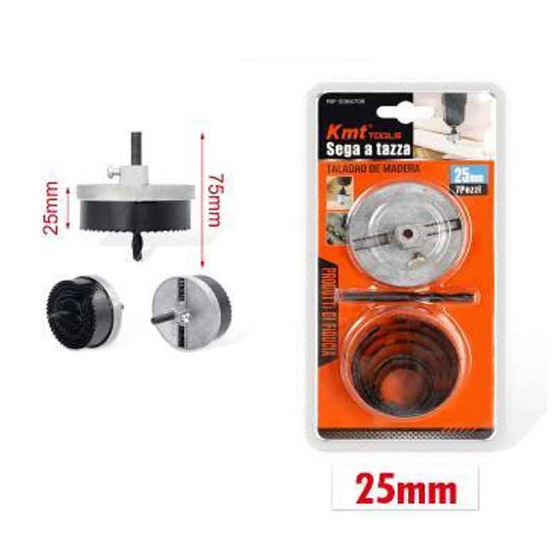 9364709 KMT Ποτηροτρύπανα Σετ Ξύλου - Wood Drill - Image 1