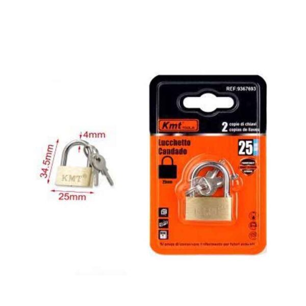 KMT Λουκέτο Ασφαλείας Με Κλειδάκι - Padlock