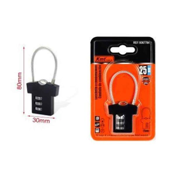 KMT Λουκέτο με Συνδυασμό 25mm - Coded Lock