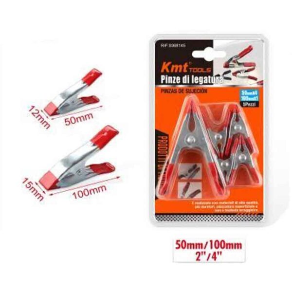 KMT Σφιγκτήρες Ελατηρίου 50/100mm - Fixing clips