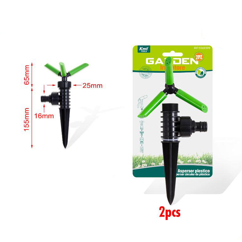 9369399 KMT Tools Kαρφωτό-Μπεκ Ποτίσματος Κήπου - Garden Watering Spike-Spray - Image 1