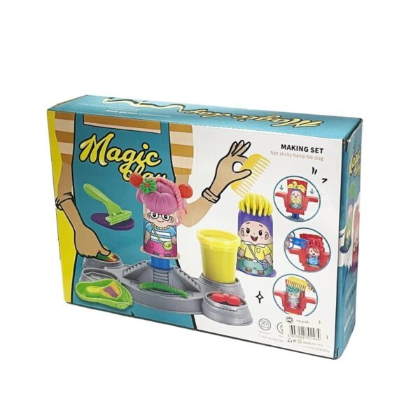 Μαγικός Πηλός Διασκεδαστικό Κουρείο - Πλαστελίνη - Σετ μοντελισμού - Magic clay