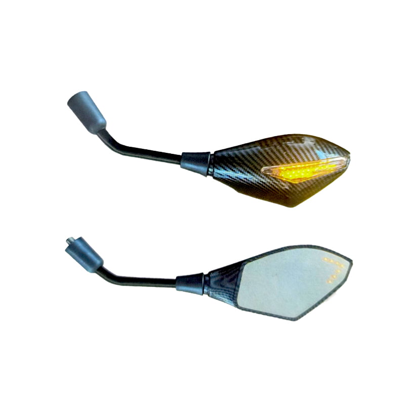 z69667-6 Καθρέφτης μηχανής με ενσωματωμένα φλας LED - Motorcycle mirror - Image 1