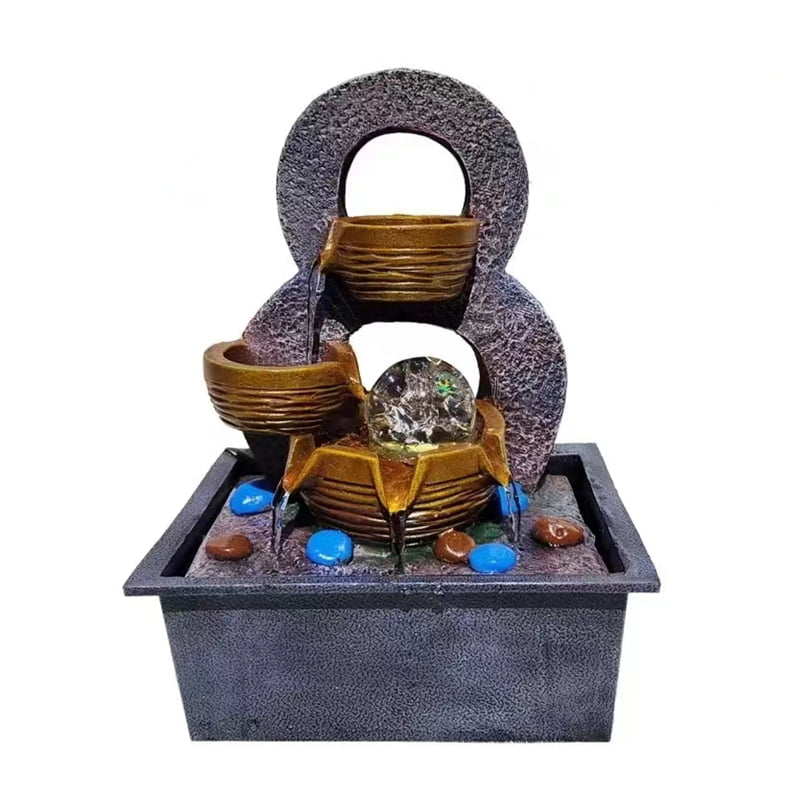 0161039 Διακοσμητικό Συντριβάνι Feng Shui - Resin craft bonsai running water ornament - Image 1