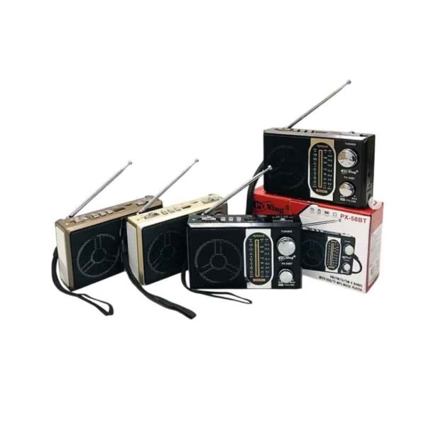 PuXingΕπαναφορτιζόμενο Ραδιόφωνο Bluetooth/Mp3/Usb/TF PX-55BT  – Radio