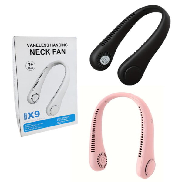 Επαναφορτιζόμενος Ανεμιστήρας Λαιμού για το Πρόσωπο X9 - Vaneless Hanging Neck Fan